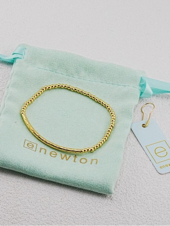 enewton Jewelry - eNewton Gold Beaded Stretch Bracelet